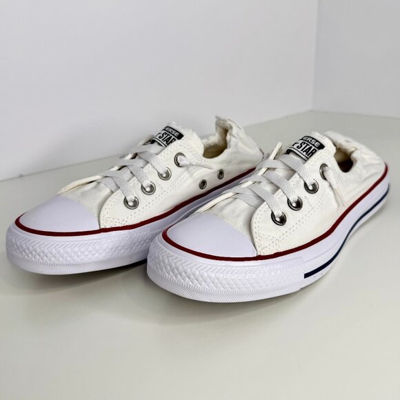 Women's Size 8 - Converse Chuck Taylor All Star Shoreline Ox White - Picture 1 of 9